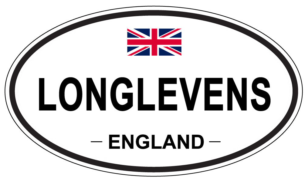 LONGLEVENS, England - Oval Magnet