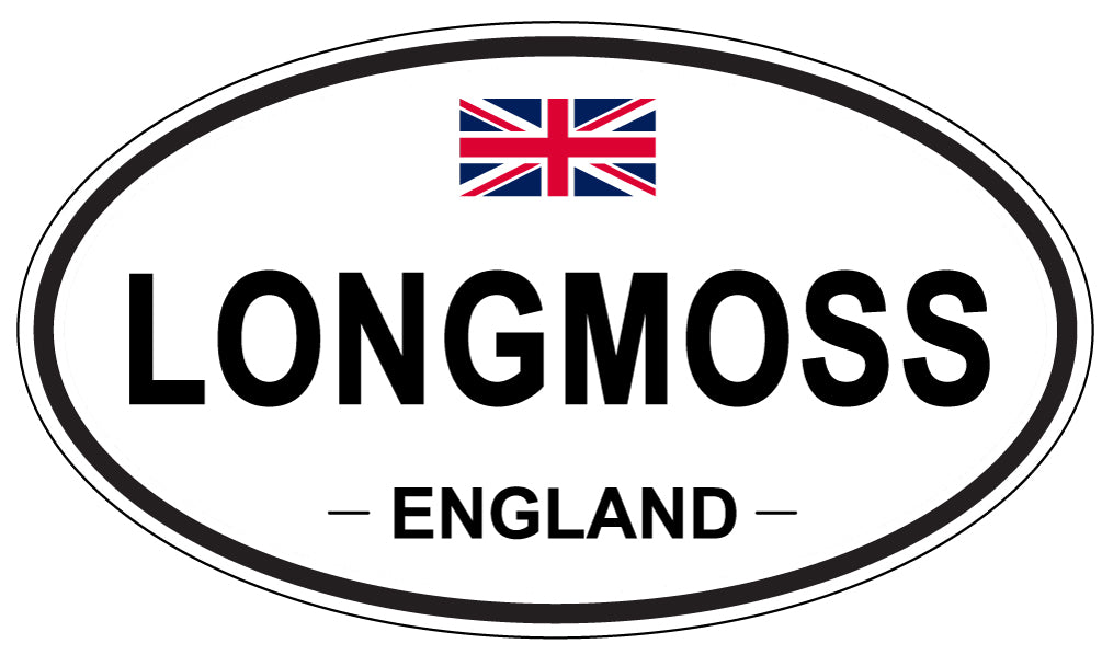 LONGMOSS, England - Oval Magnet