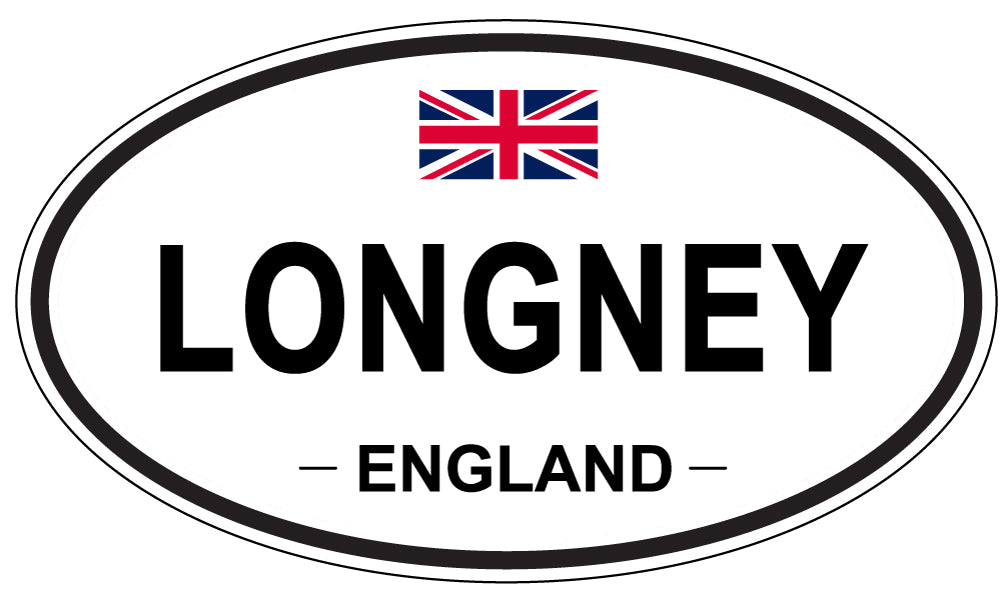 LONGNEY, England - Oval Magnet