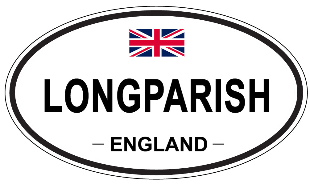 LONGPARISH, England - Oval Magnet