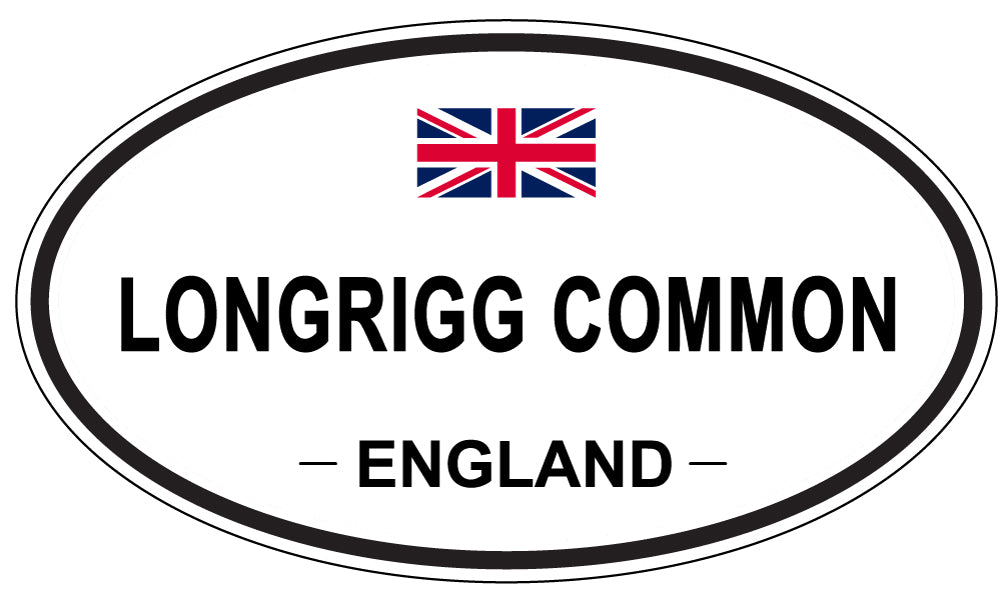 LONGRIGG COMMON, England - Oval Magnet