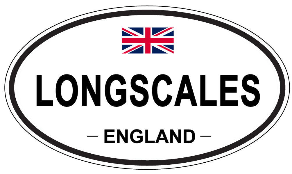 LONGSCALES, England - Oval Magnet