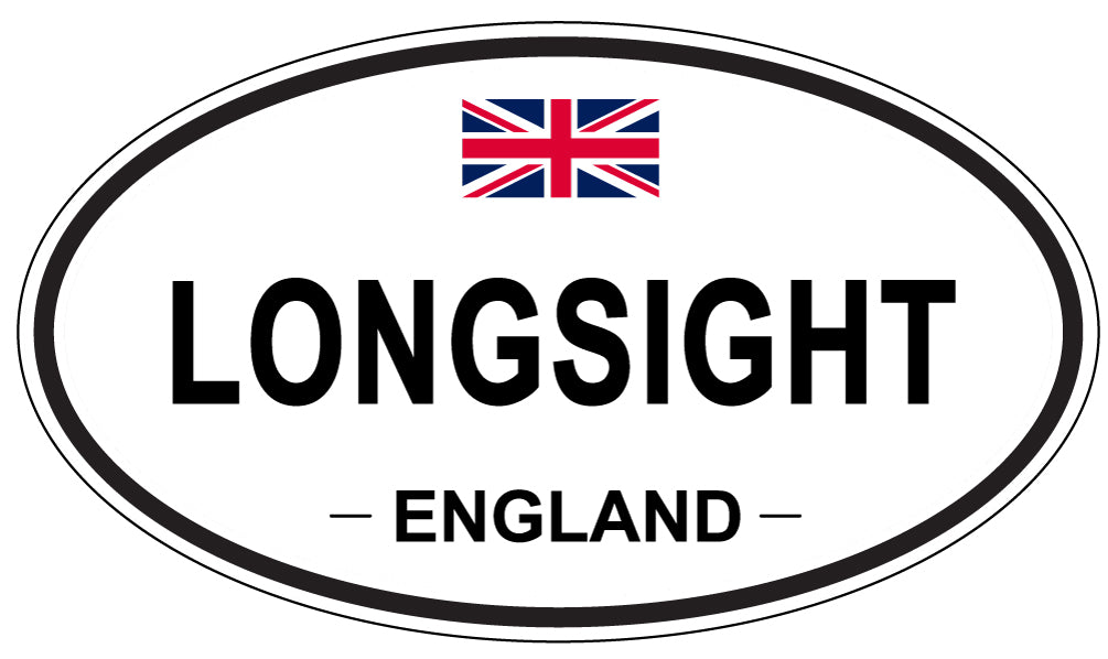 LONGSIGHT, England - Oval Magnet