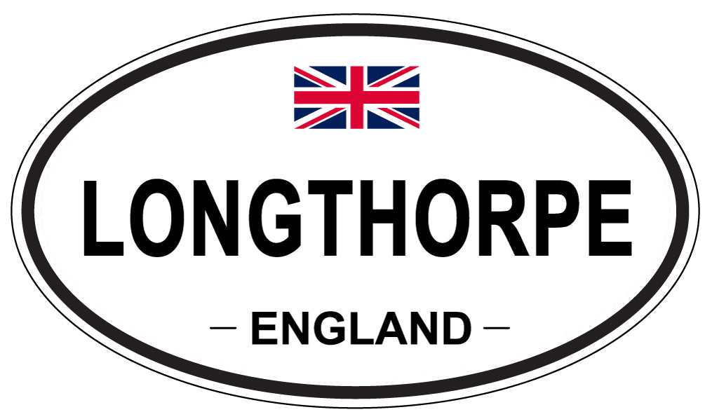 LONGTHORPE, England - Oval Magnet