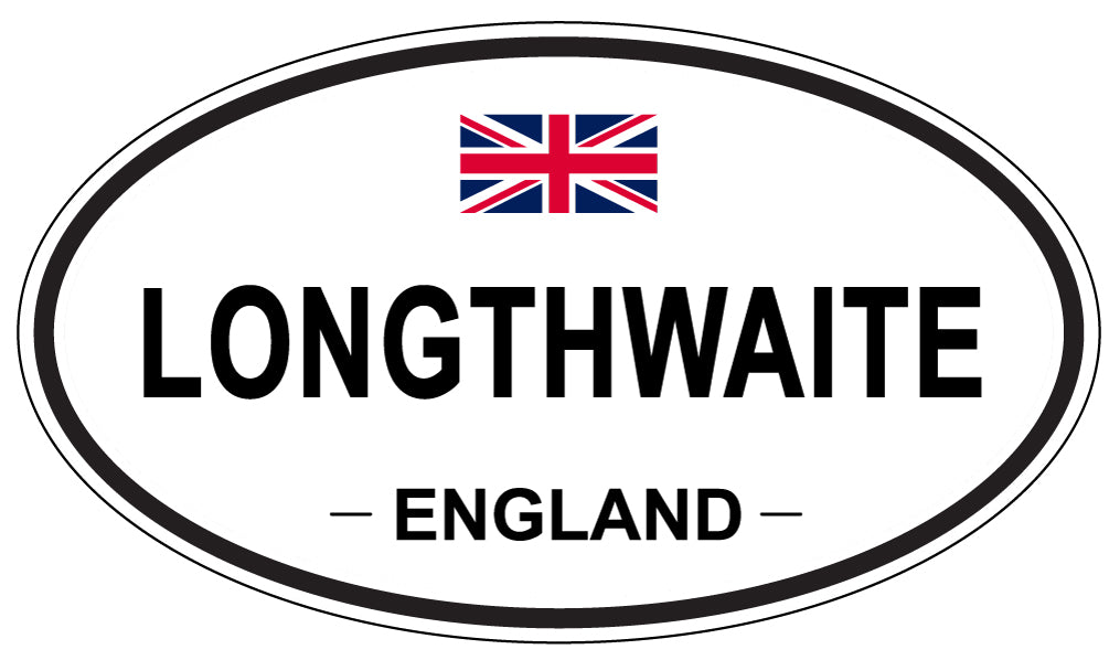 LONGTHWAITE, ENGLAND - Oval Sticker