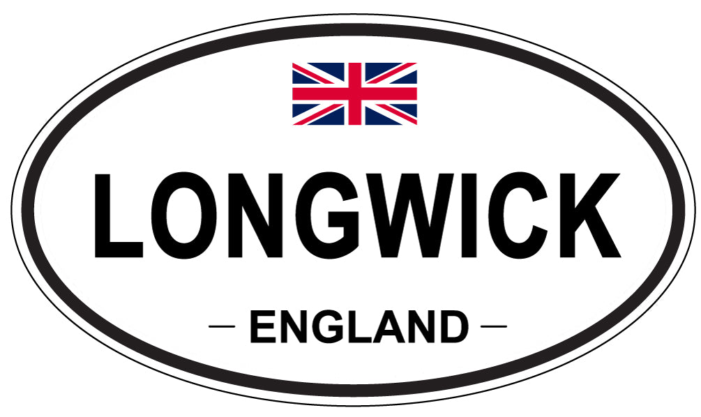 LONGWICK, England - Oval Magnet