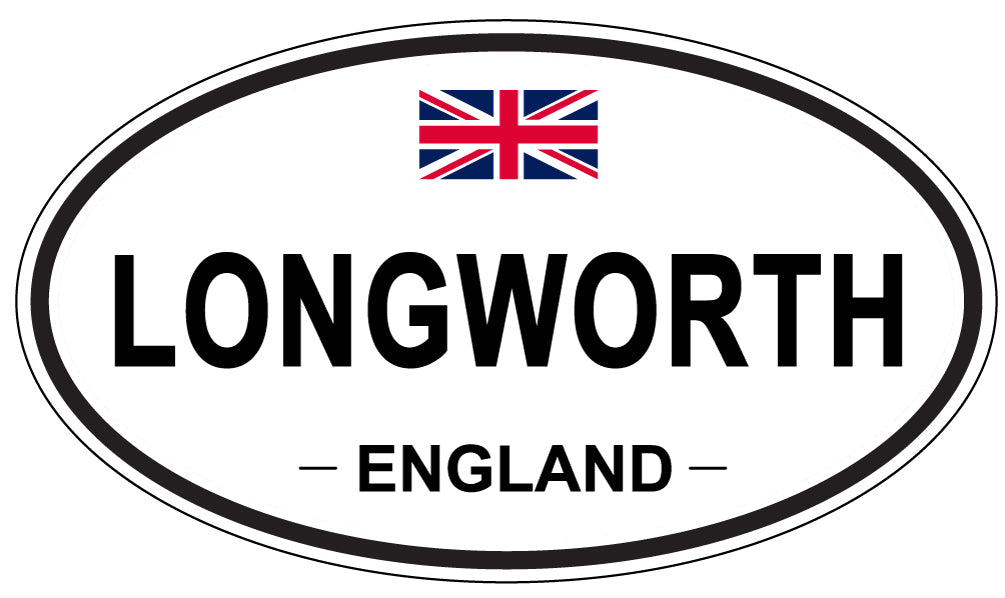 LONGWORTH, England - Oval Magnet