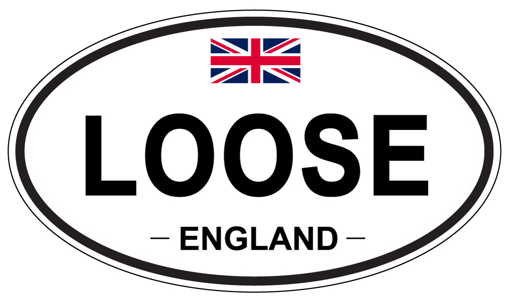 LOOSE, England - Oval Magnet