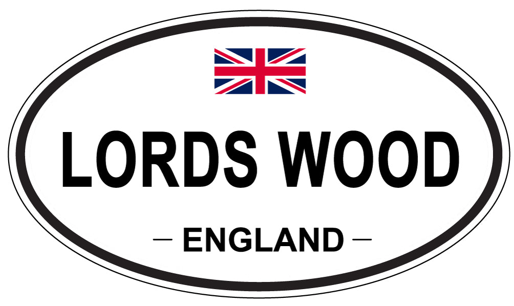 LORDS WOOD, ENGLAND - Oval Sticker