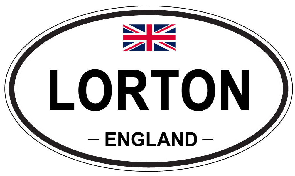LORTON, England - Oval Magnet
