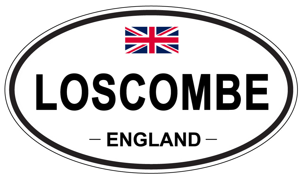 LOSCOMBE, England - Oval Magnet