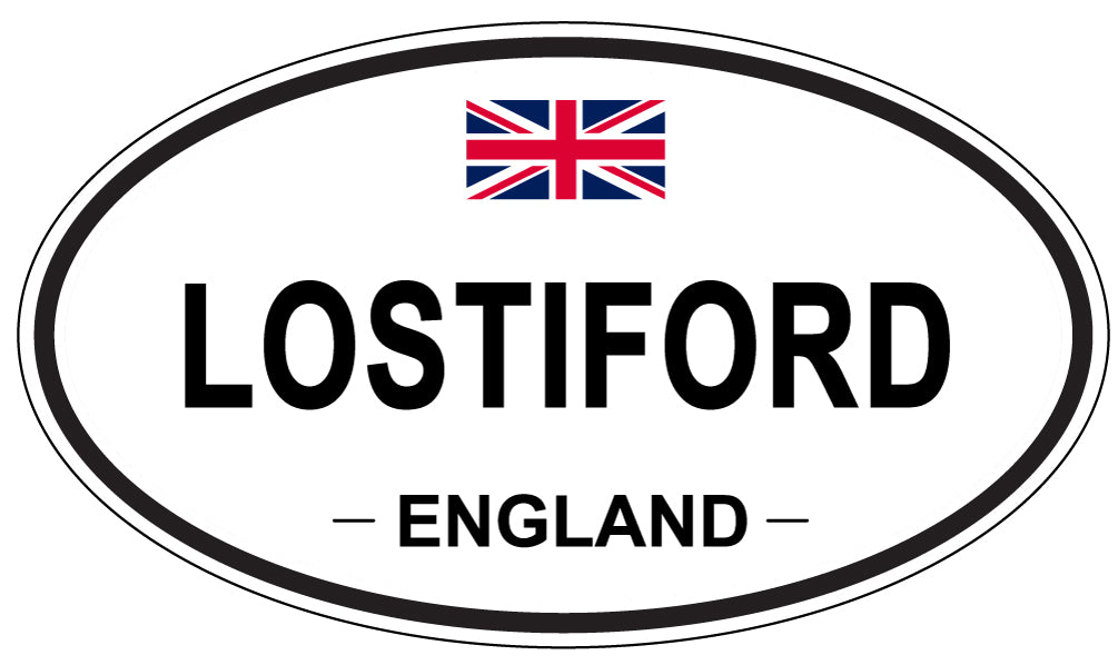 LOSTIFORD, ENGLAND - Oval Sticker