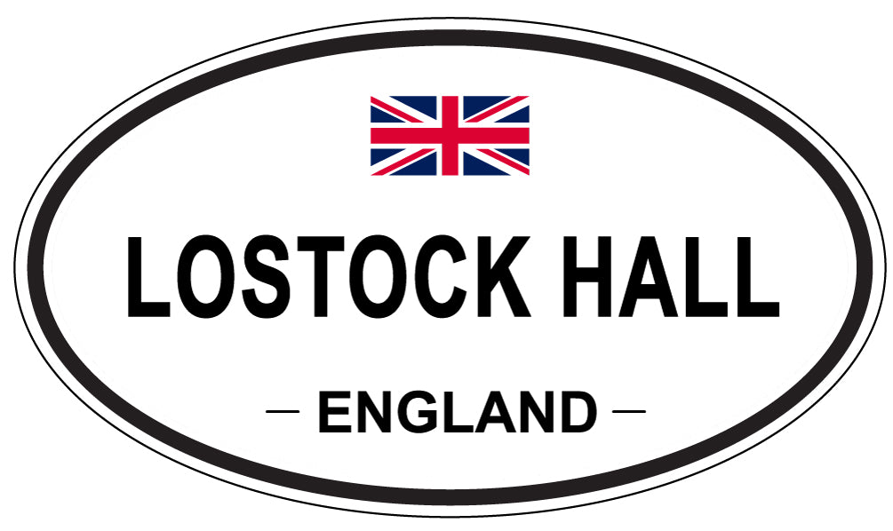 LOSTOCK HALL, England - Oval Magnet