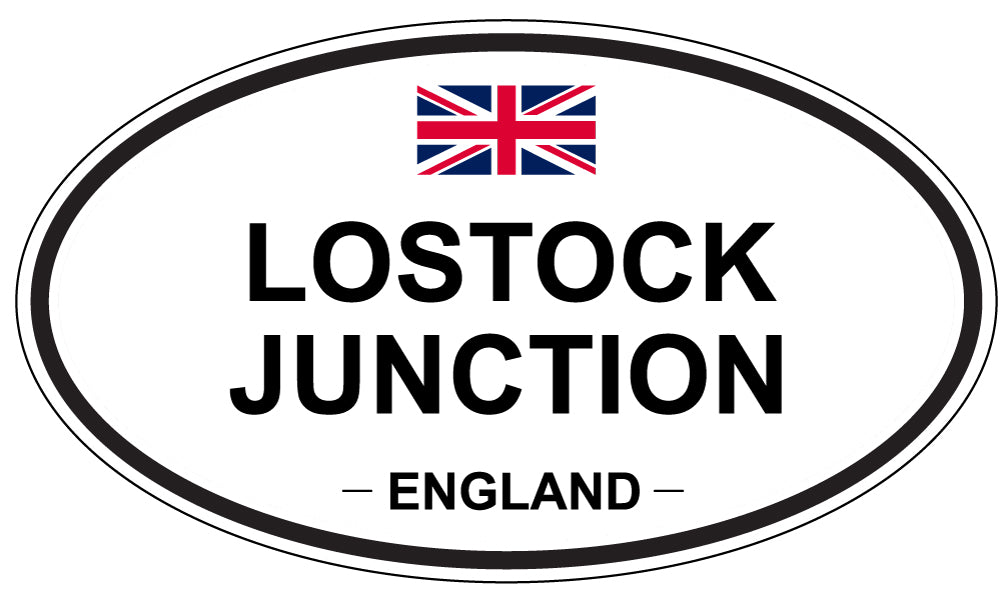 LOSTOCK JUNCTION, England - Oval Magnet