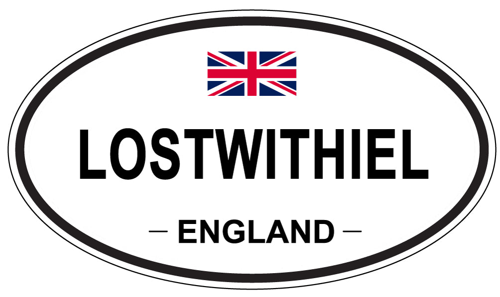 LOSTWITHIEL, England - Oval Magnet