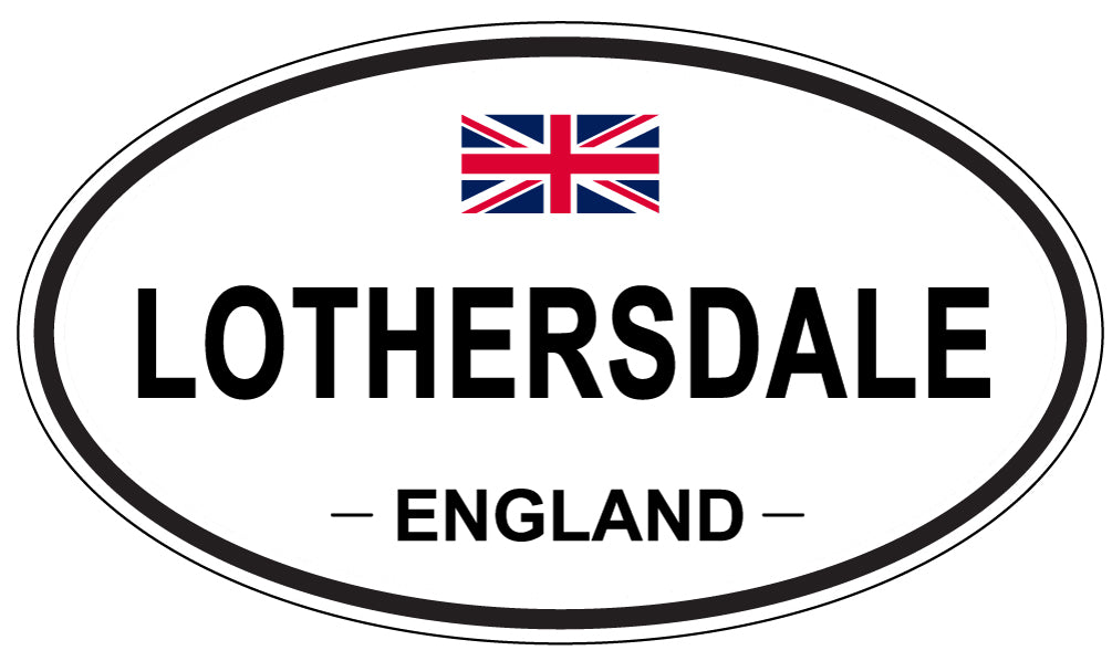 LOTHERSDALE, England - Oval Magnet