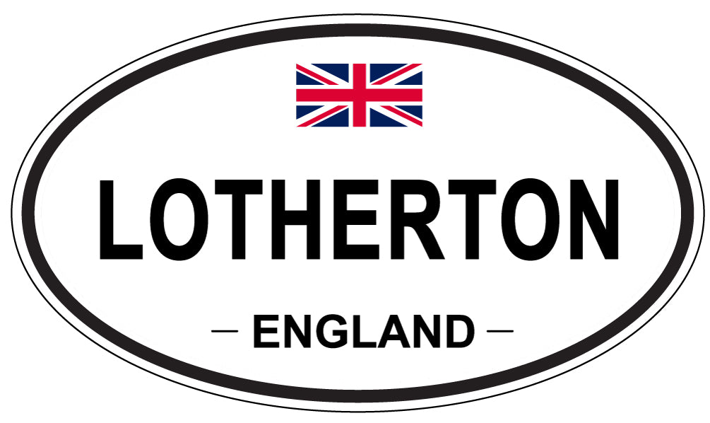 LOTHERTON, England - Oval Magnet
