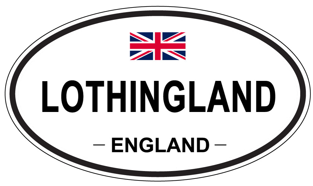 LOTHINGLAND, England - Oval Magnet