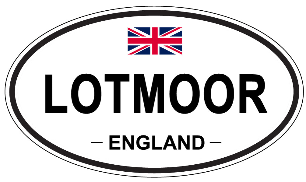 LOTMOOR, England - Oval Magnet