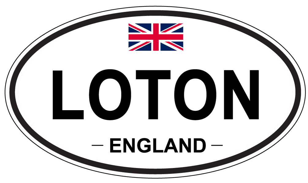 LOTON, England - Oval Magnet
