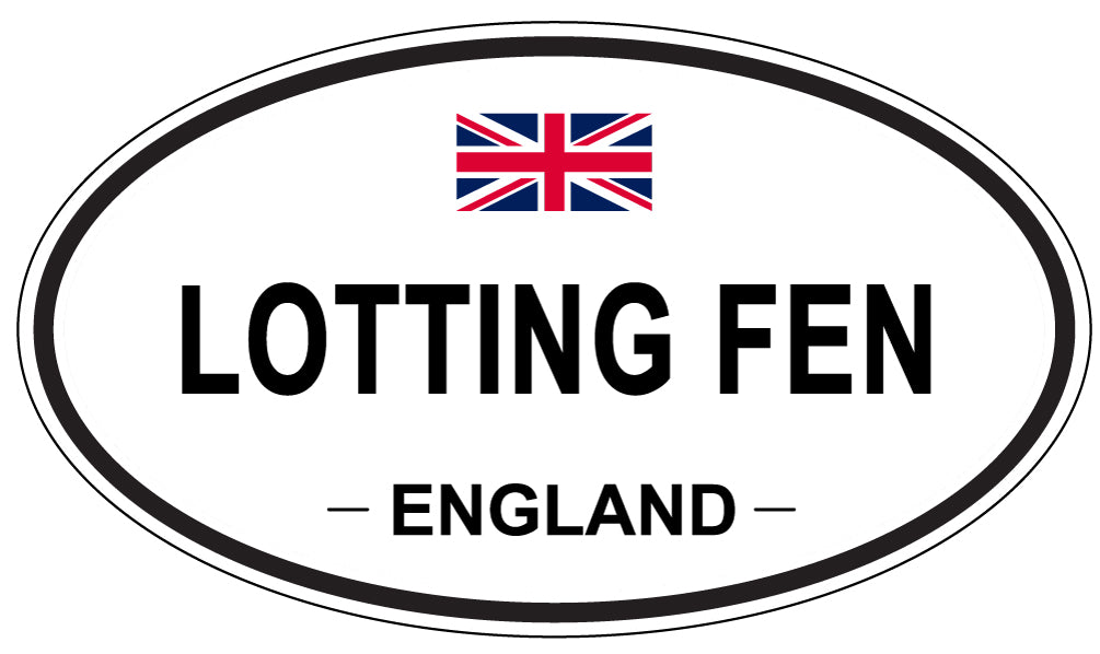 LOTTING FEN, England - Oval Magnet