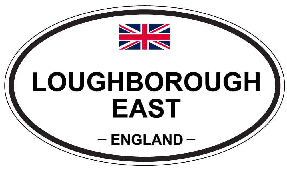 LOUGHBOROUGH EAST, England - Oval Magnet