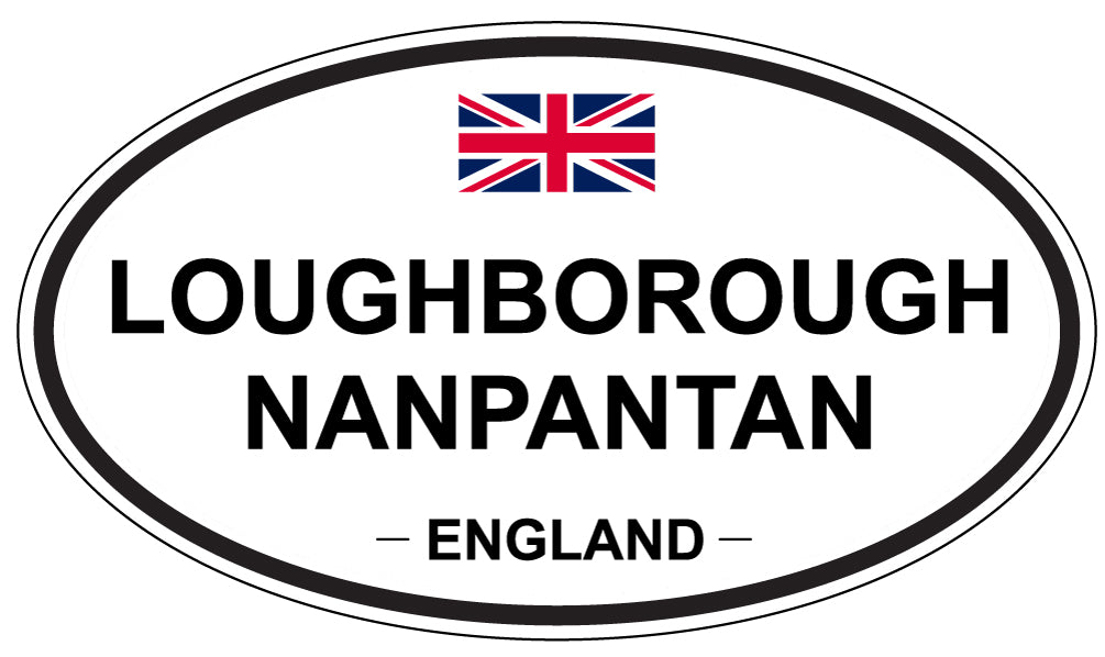 LOUGHBOROUGH NANPANTAN, England - Oval Magnet