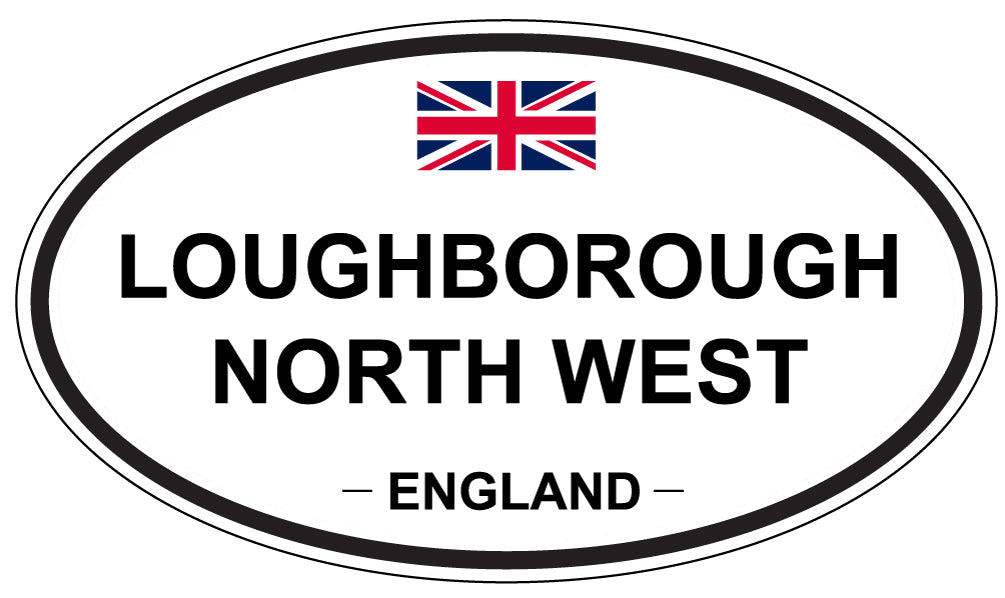 LOUGHBOROUGH NORTH WEST, England - Oval Magnet