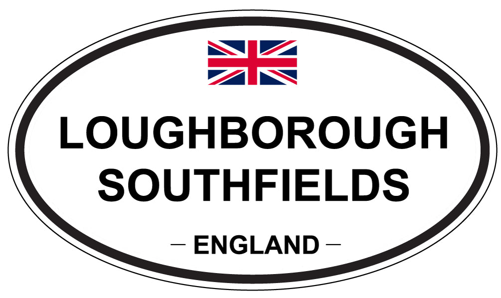 LOUGHBOROUGH SOUTHFIELDS, England - Oval Magnet