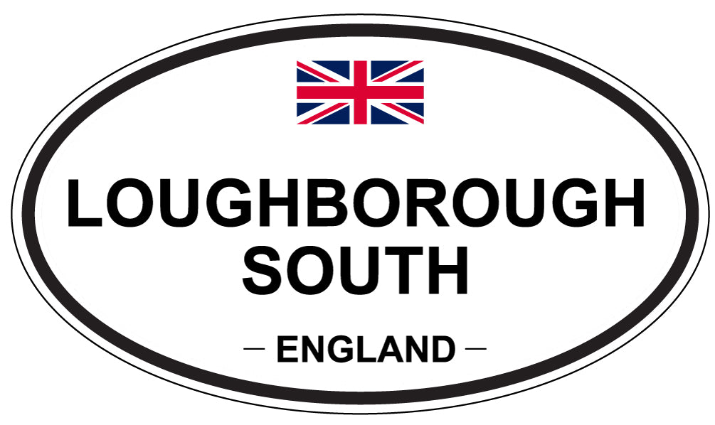 LOUGHBOROUGH SOUTH, England - Oval Magnet
