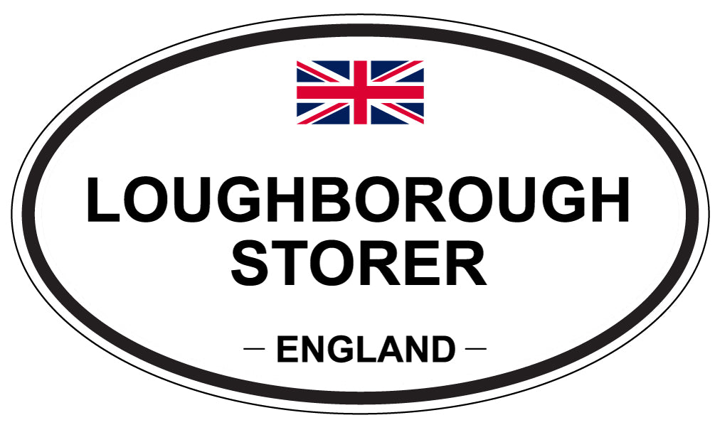 LOUGHBOROUGH STORER, ENGLAND - Oval Sticker