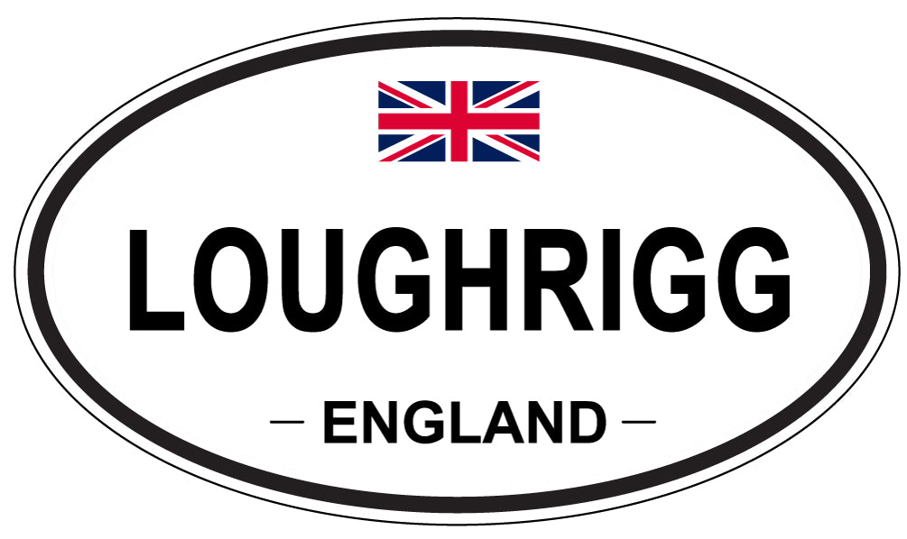 LOUGHRIGG, England - Oval Magnet
