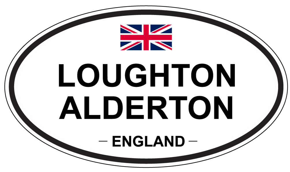 LOUGHTON ALDERTON, England - Oval Magnet