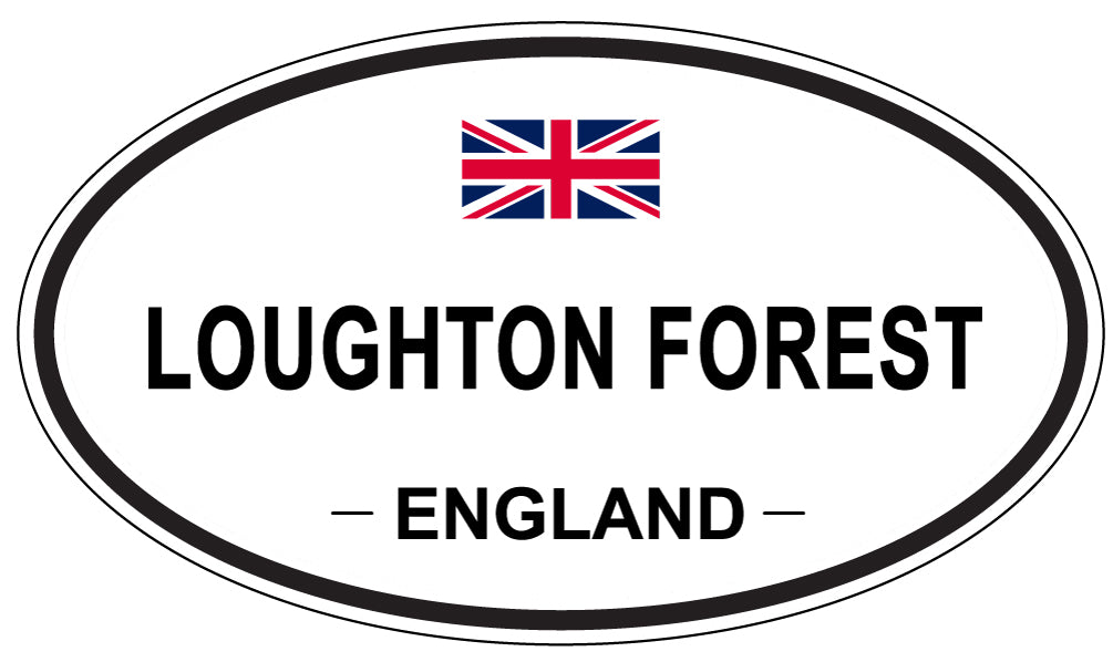 LOUGHTON FOREST, England - Oval Magnet