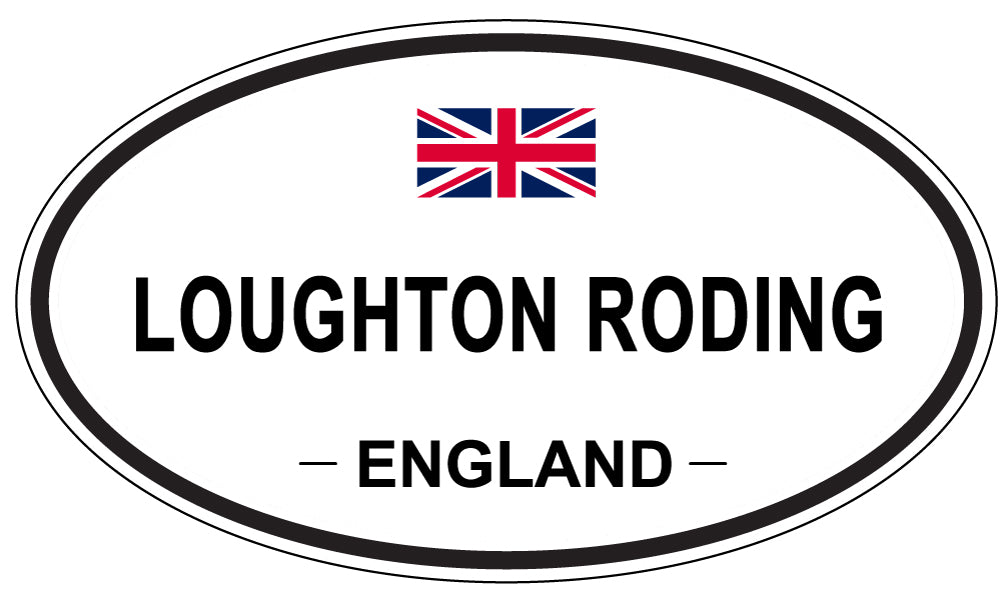 LOUGHTON RODING, England - Oval Magnet