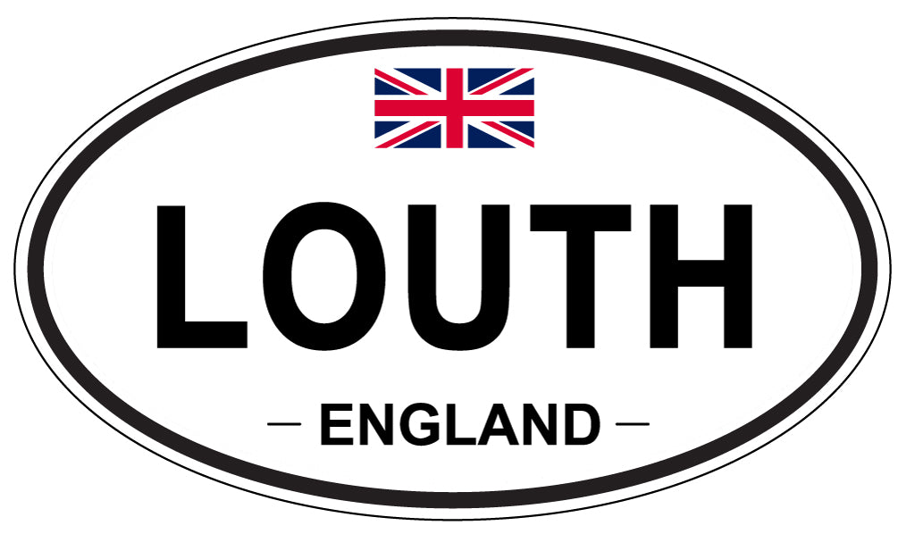 LOUTH, England - Oval Magnet