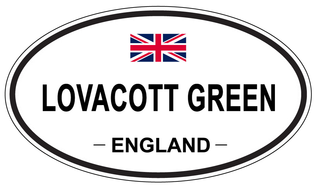 LOVACOTT GREEN, England - Oval Magnet