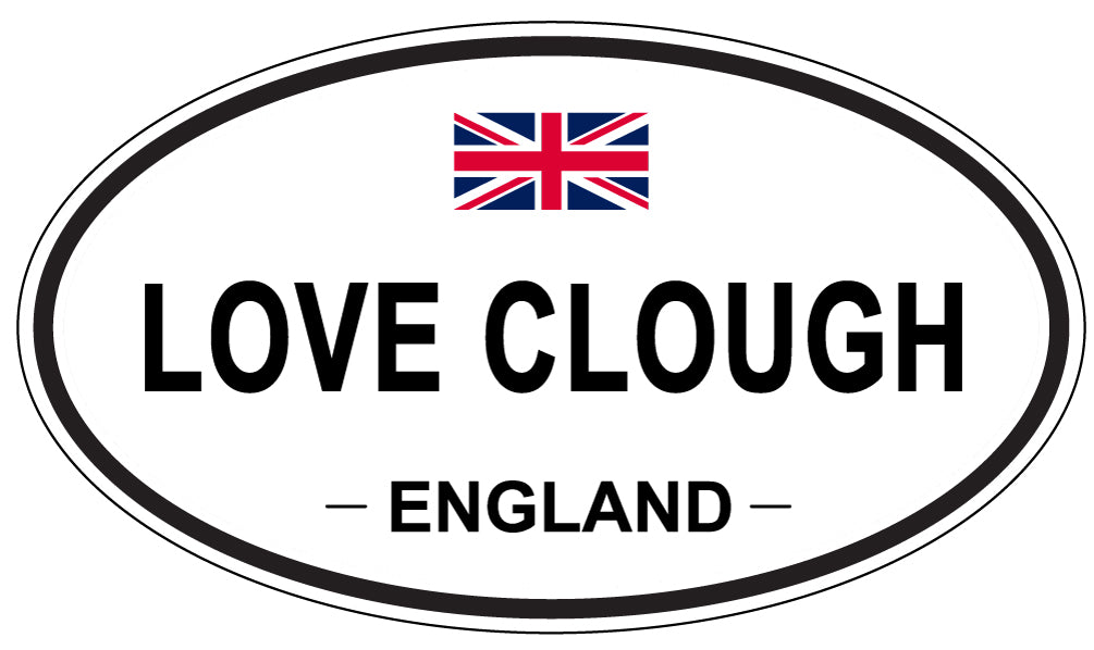 LOVE CLOUGH, England - Oval Magnet