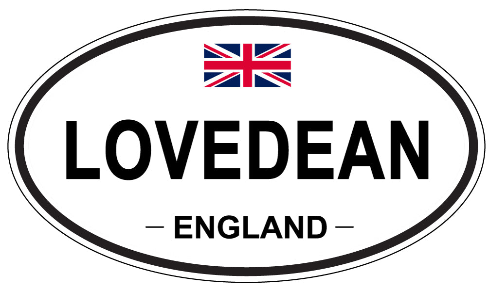LOVEDEAN, England - Oval Magnet