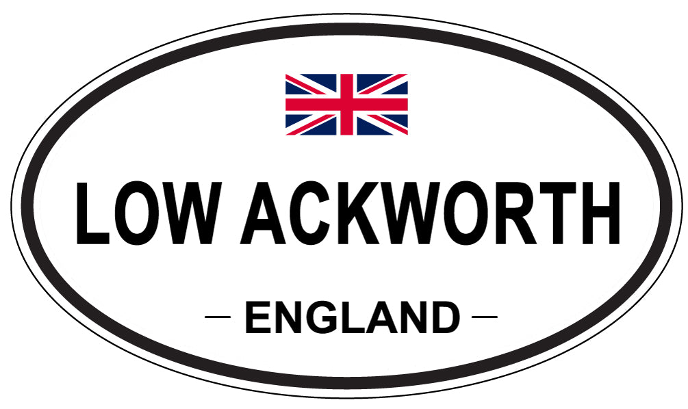 LOW ACKWORTH, England - Oval Magnet