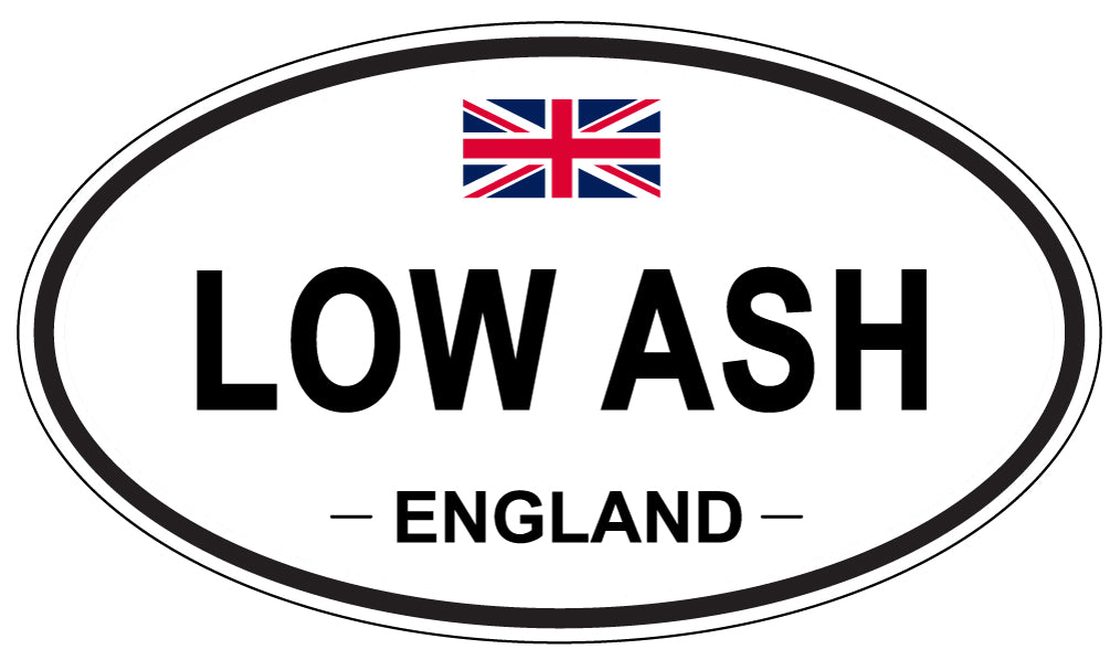 LOW ASH, England - Oval Magnet