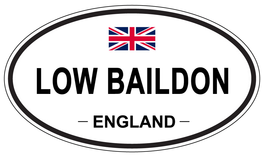 LOW BAILDON, England - Oval Magnet