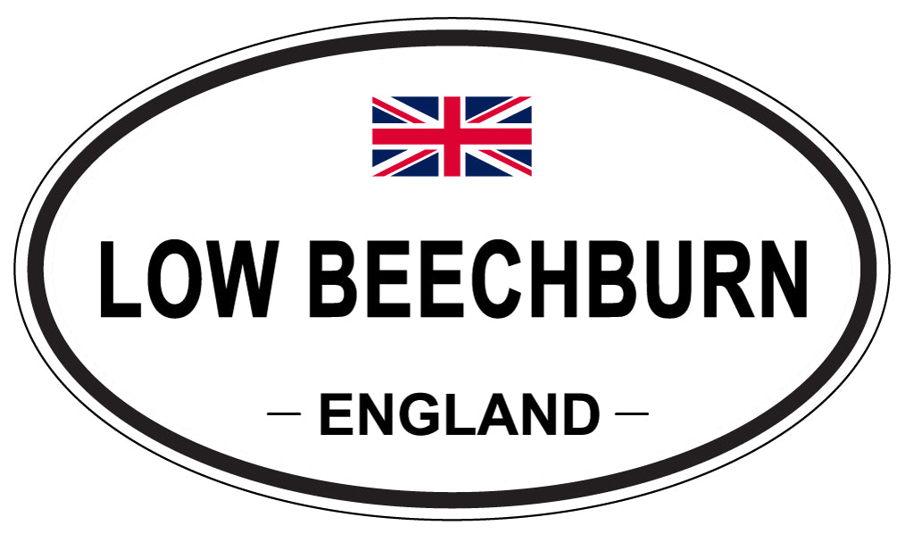 LOW BEECHBURN, England - Oval Magnet