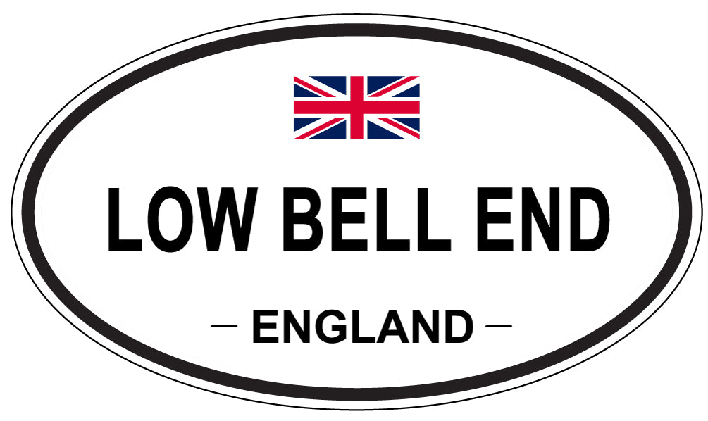 LOW BELL END, England - Oval Magnet