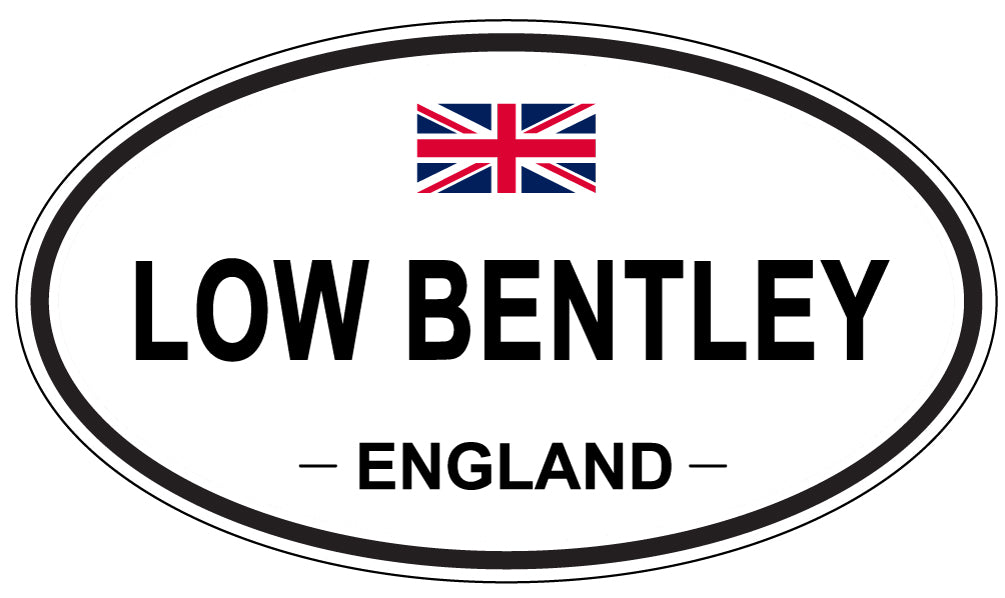 LOW BENTLEY, England - Oval Magnet