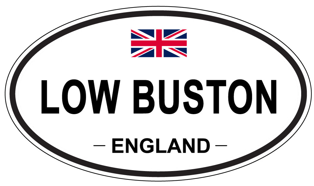 LOW BUSTON, England - Oval Magnet