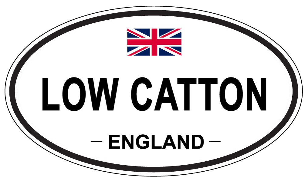LOW CATTON, England - Oval Magnet