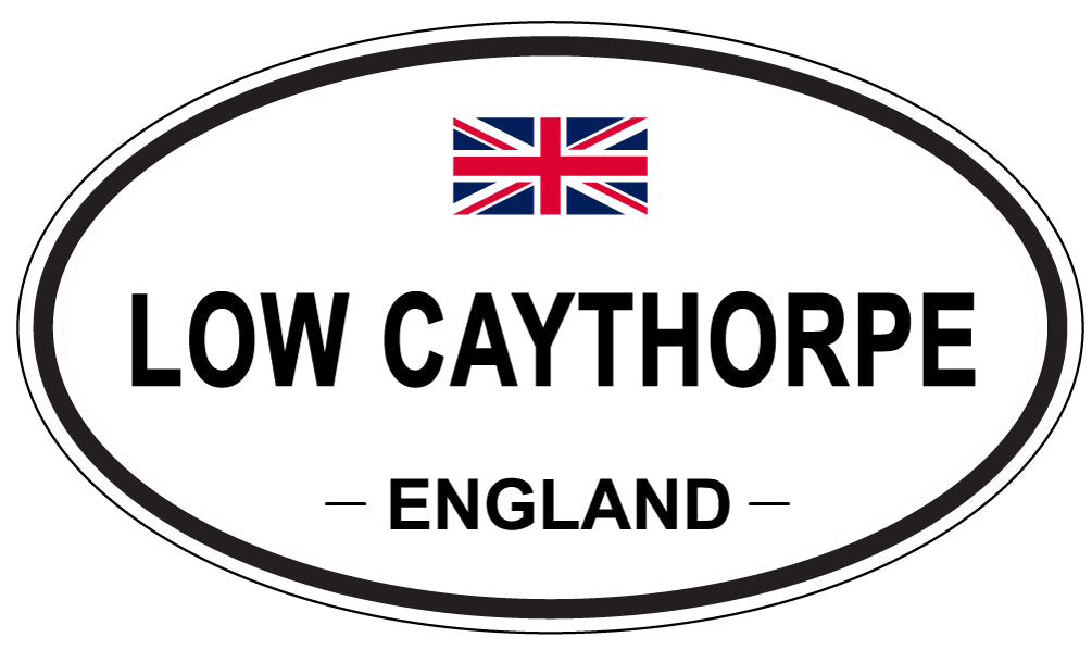 LOW CAYTHORPE, England - Oval Magnet