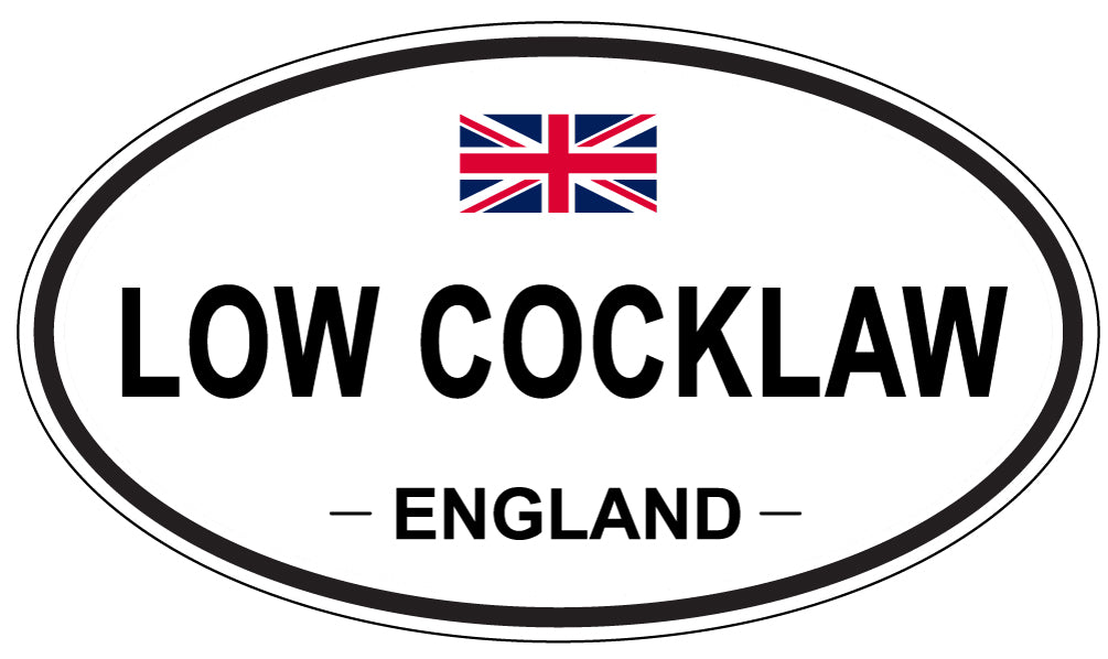 LOW COCKLAW, England - Oval Magnet