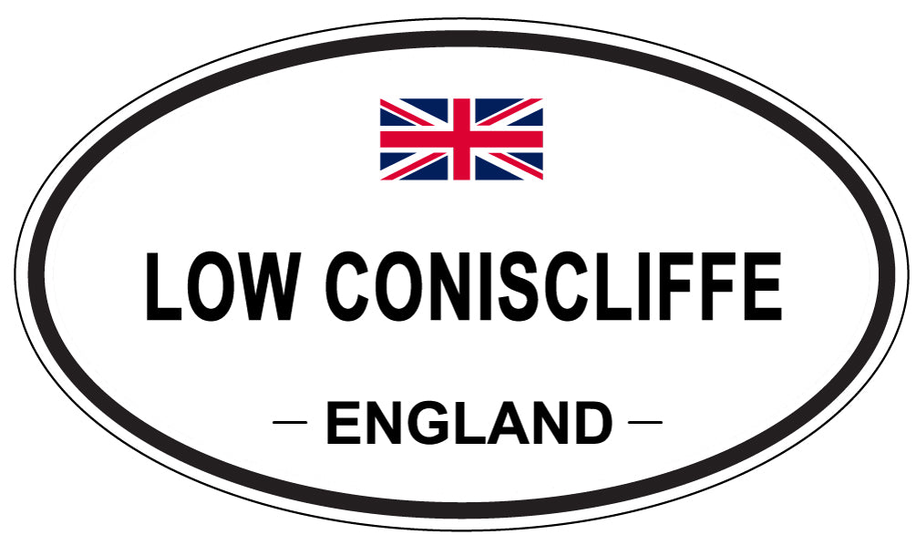 LOW CONISCLIFFE, ENGLAND - Oval Sticker